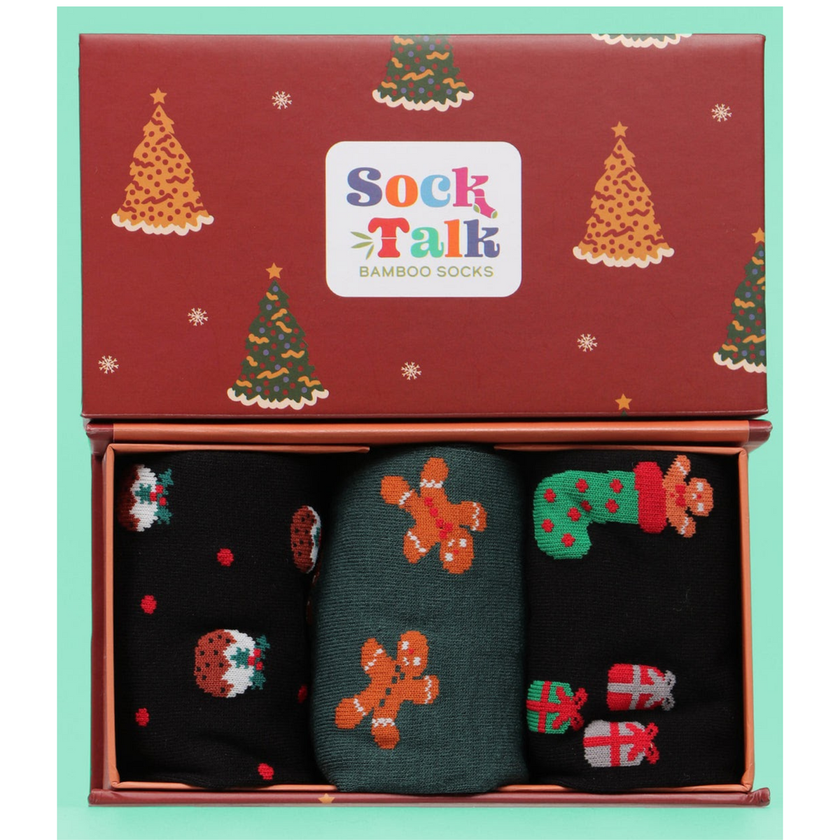 Sock Gift Box - Christmas Fun
