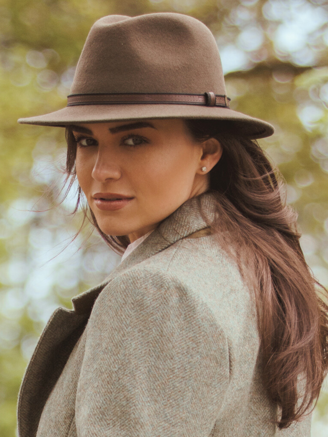 Fedora Wool Hat - Khaki