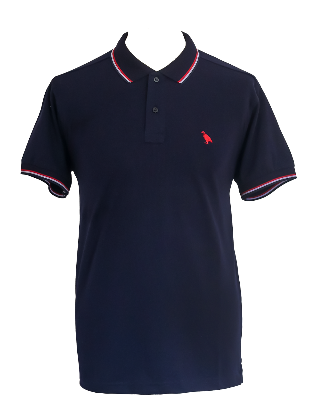 Men's Tipped Cotton Piqué Polo Shirt, crafted from 100% cotton with a textured piqué weave for comfort and breathability. A timeless and versatile piece for any casual wardrobe.