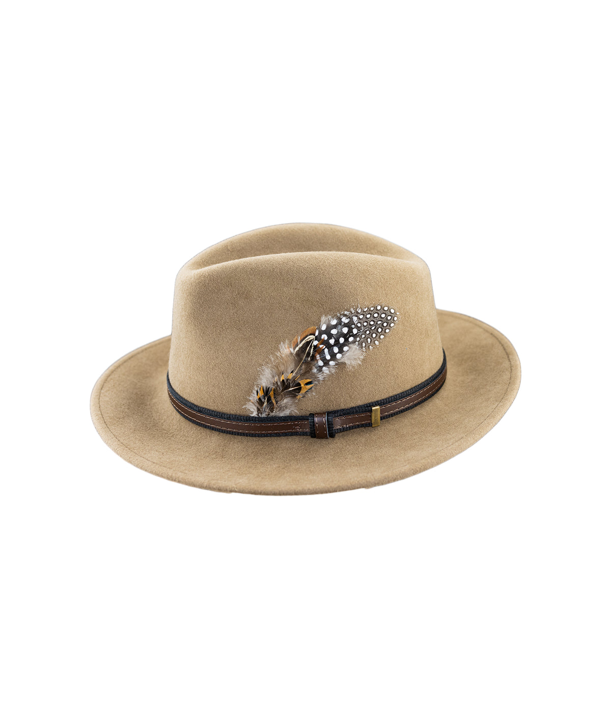 Fedora Wool Hat - Camel - John Partridge & Co