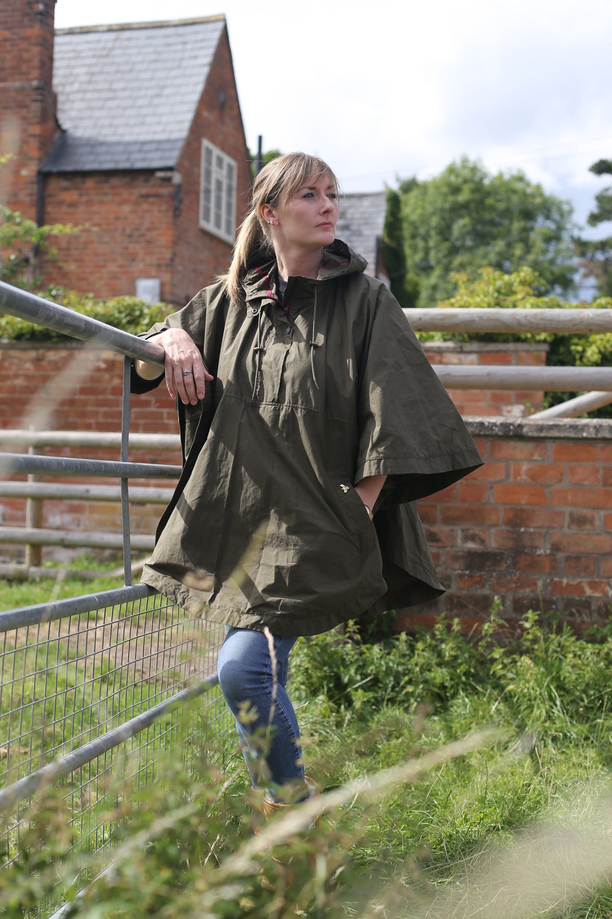 Derby Wax Cape - Khaki - John Partridge & Co