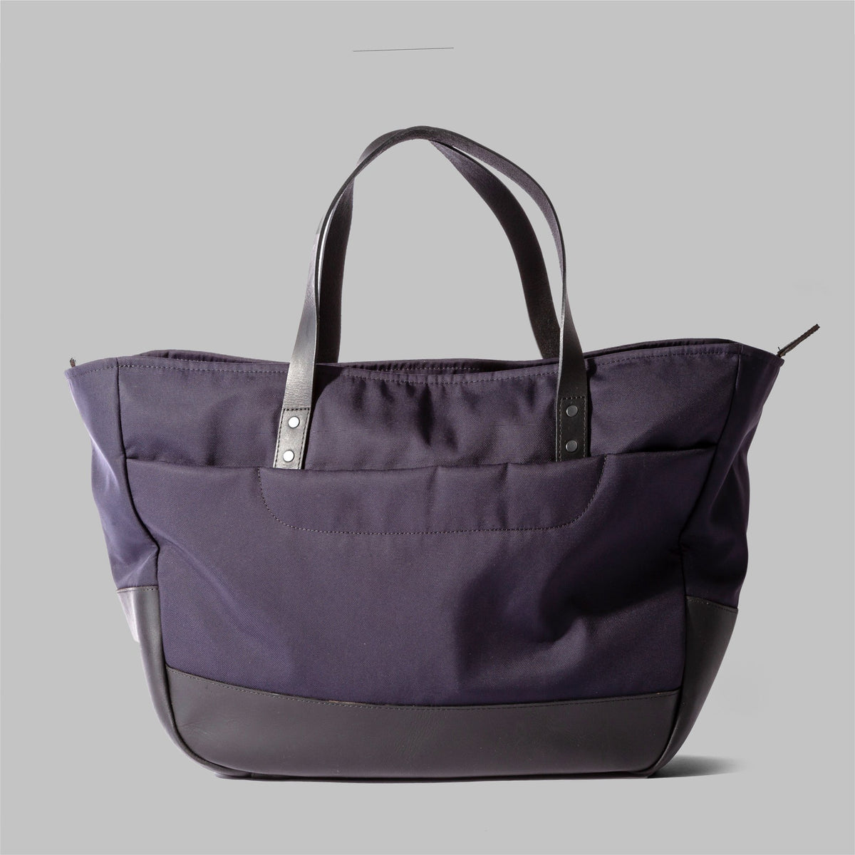 Appdale Large Navy Nylon & Leather Tote Bag - John Partridge & Co