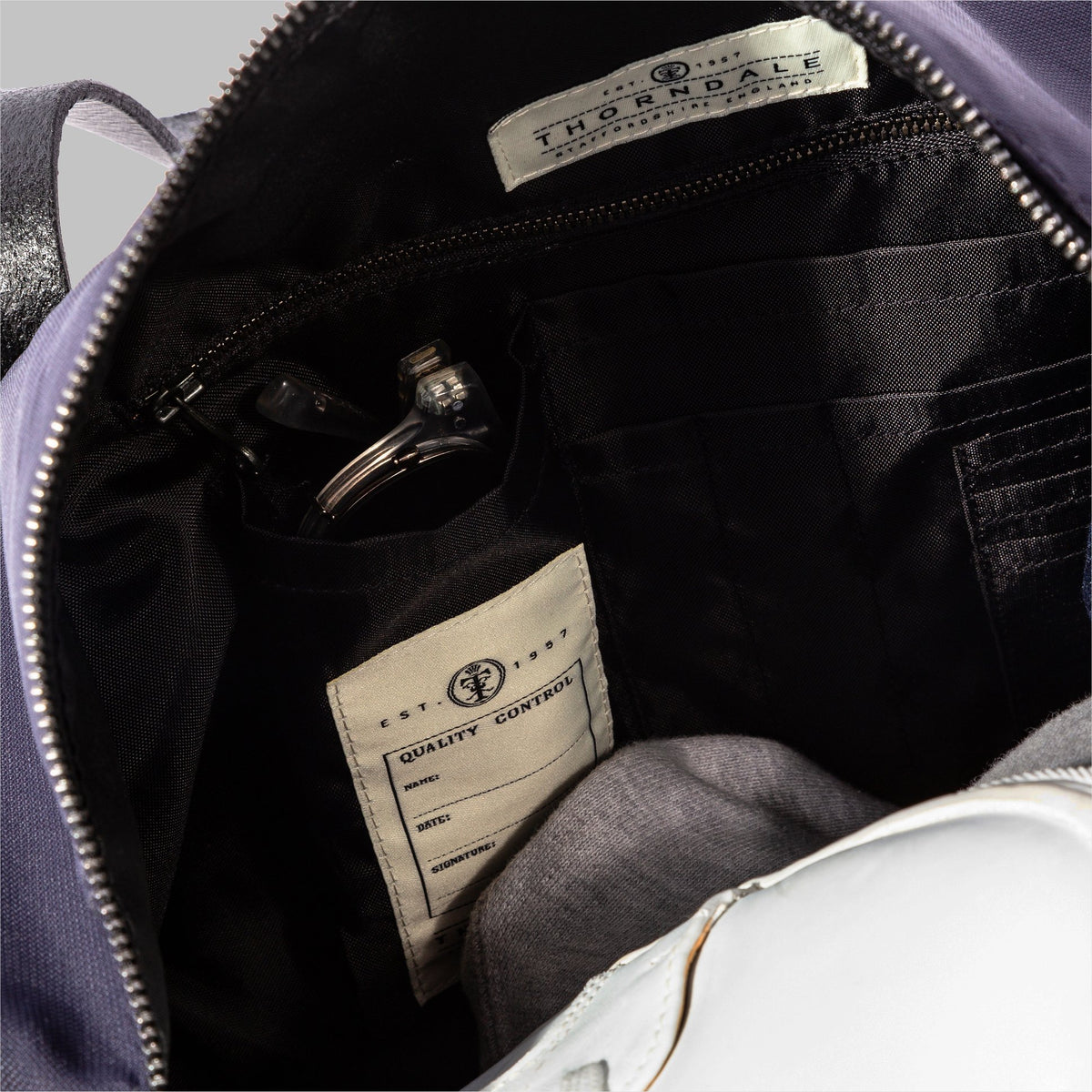 Bexley Navy Nylon Weekender - John Partridge & Co