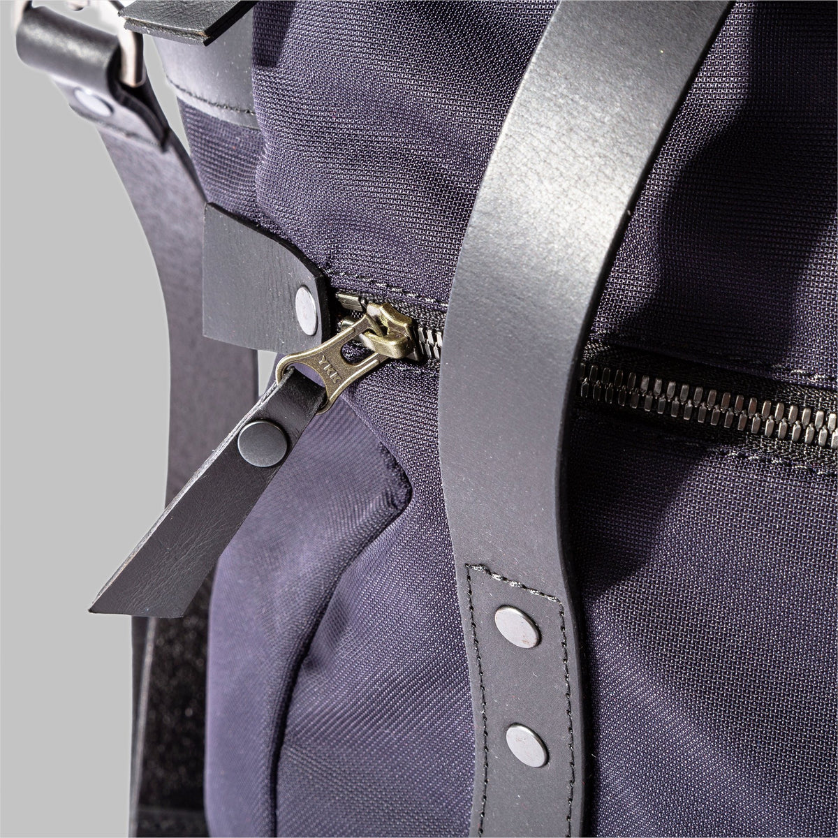 Croxden Navy Nylon Satchel - John Partridge & Co
