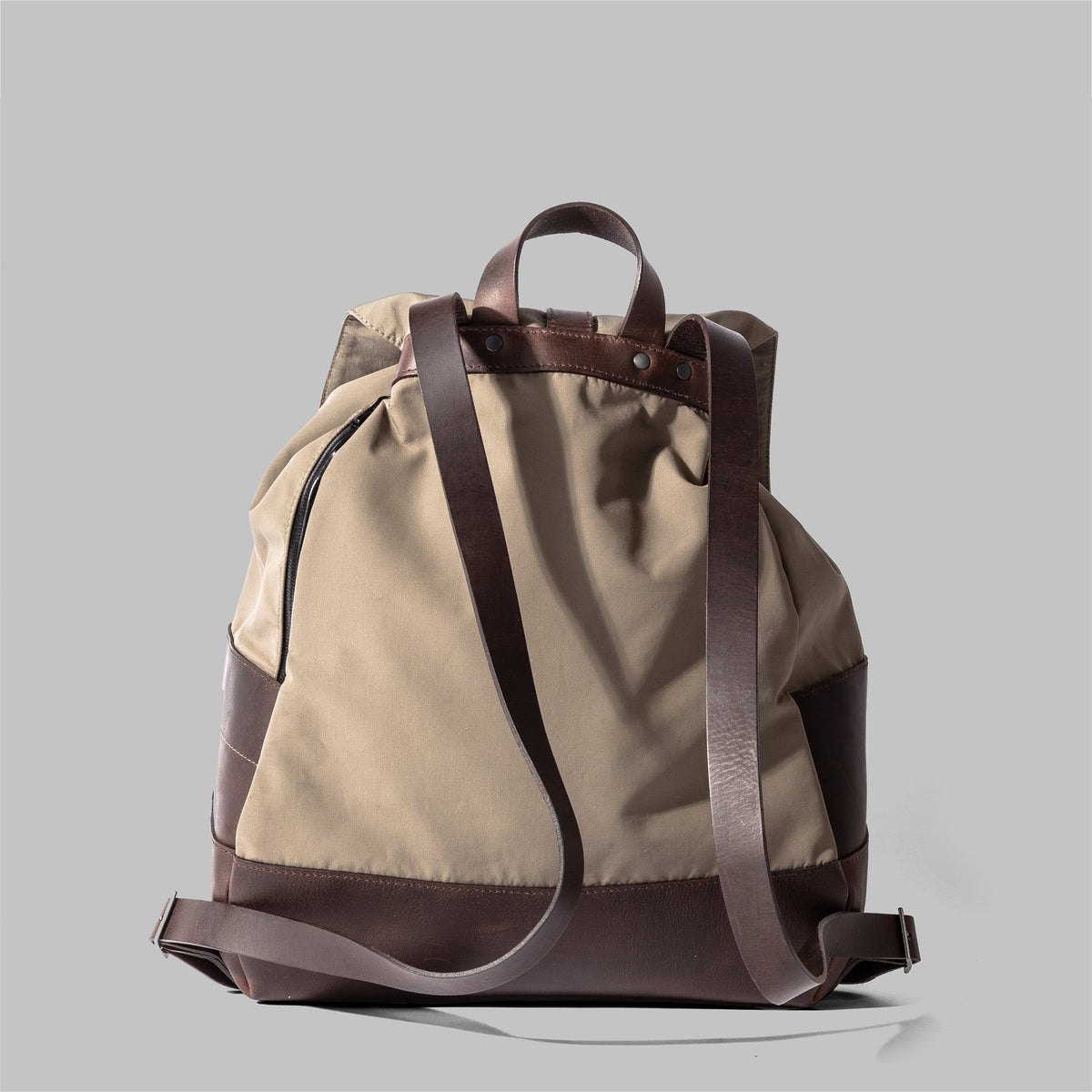 Weston Beige Nylon Rucksack - John Partridge & Co