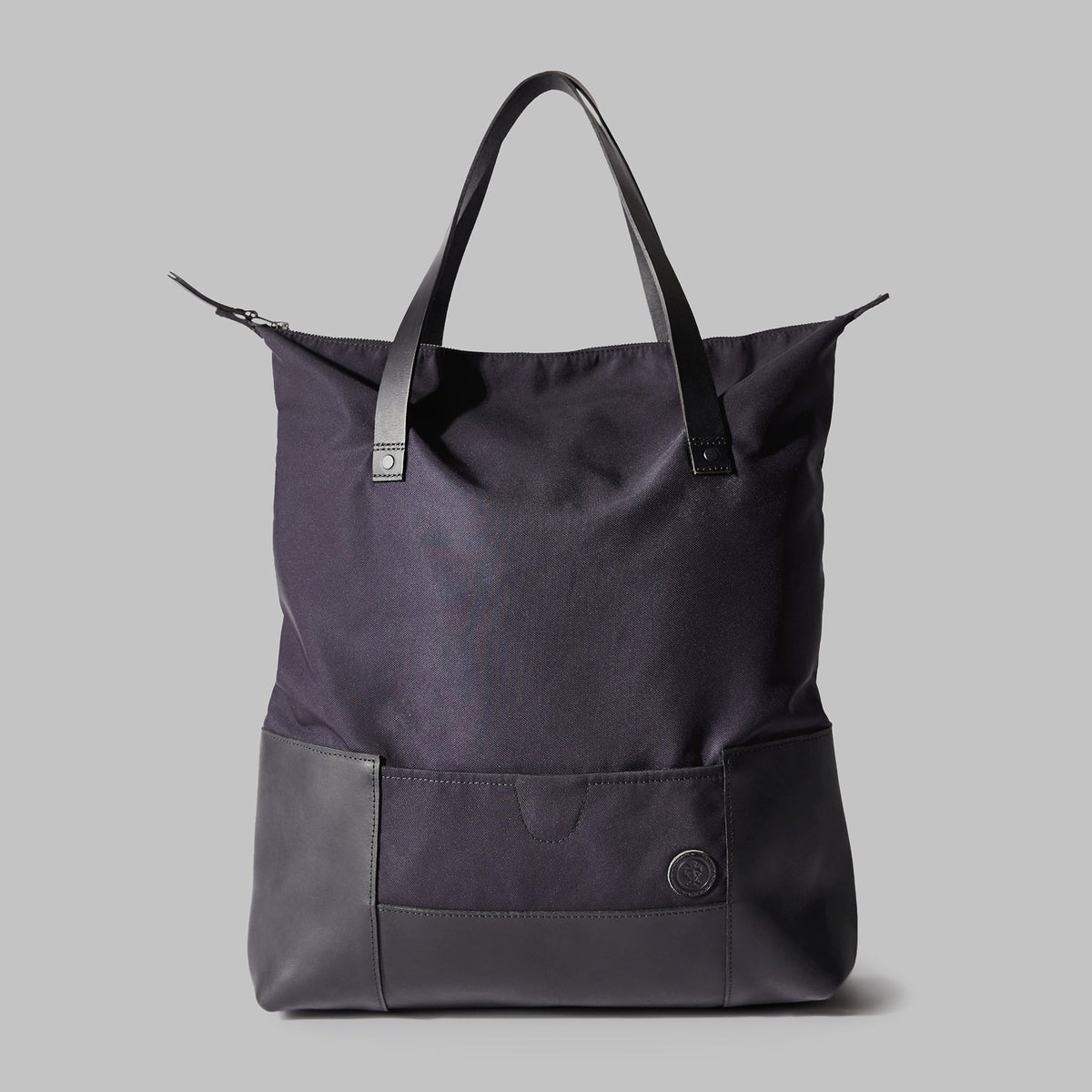 Drayton Navy Nylon Rucksack Tote - John Partridge & Co