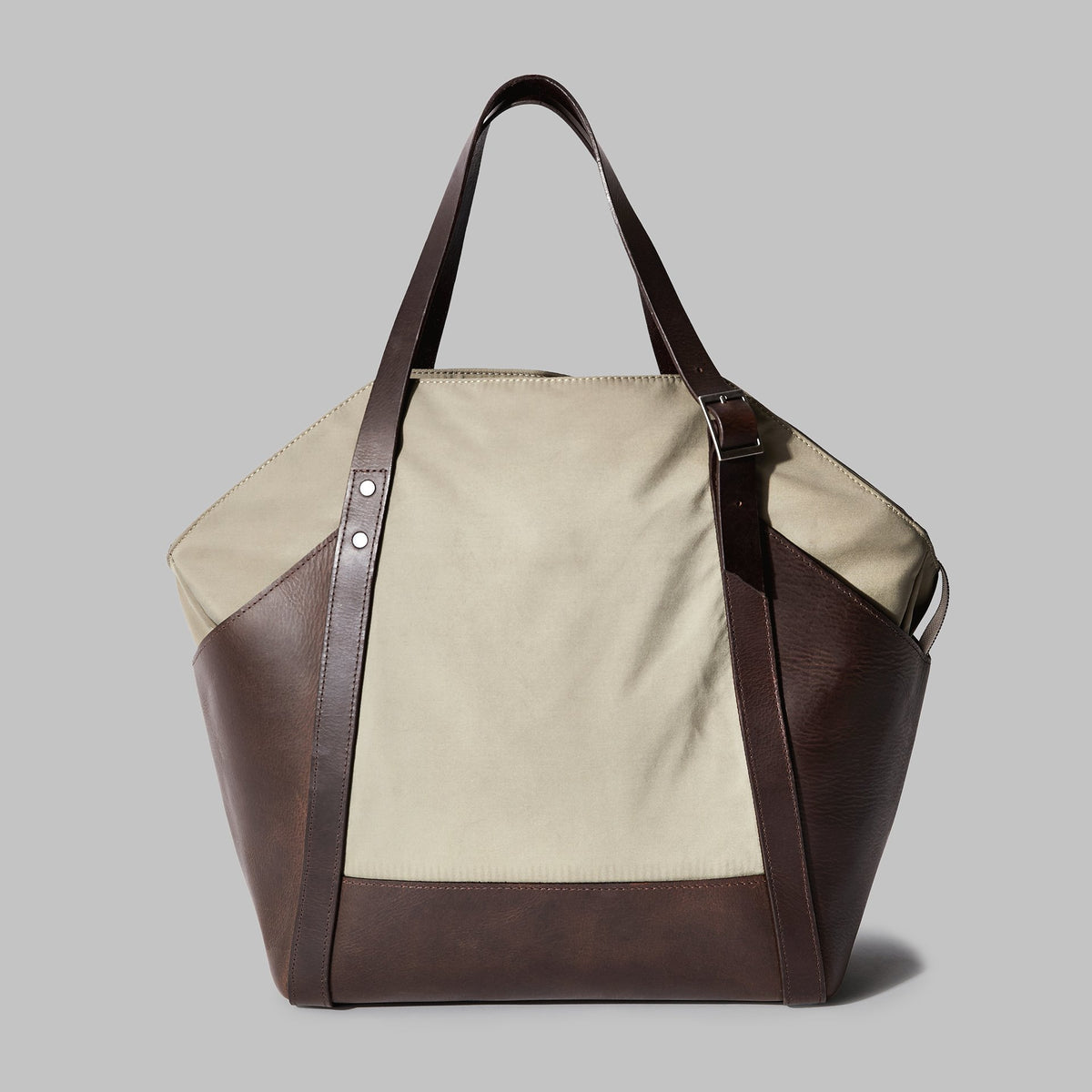 Amerton Beige Nylon Shoulder Bag - John Partridge & Co