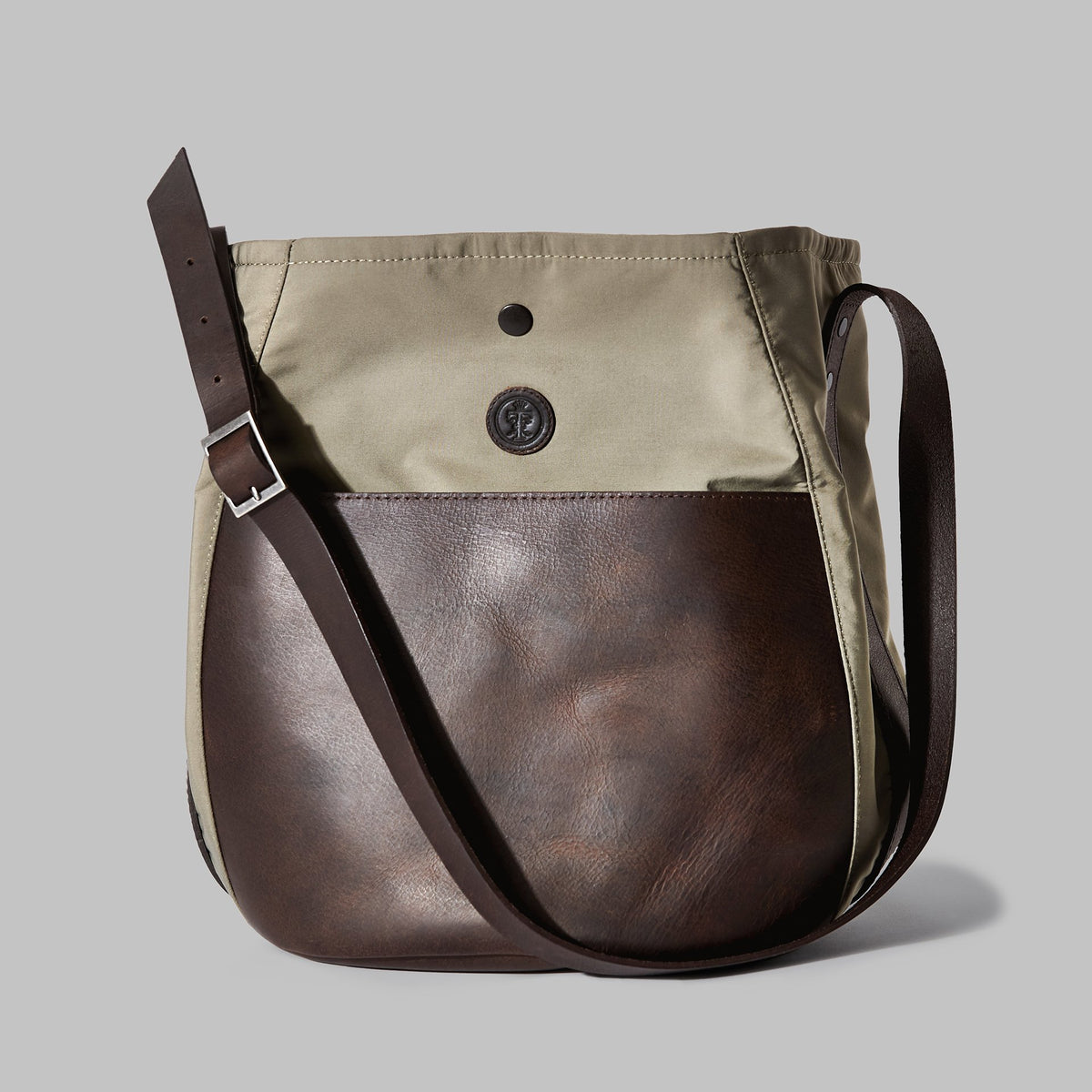 Moseley Beige Nylon Bucket Bag - John Partridge & Co