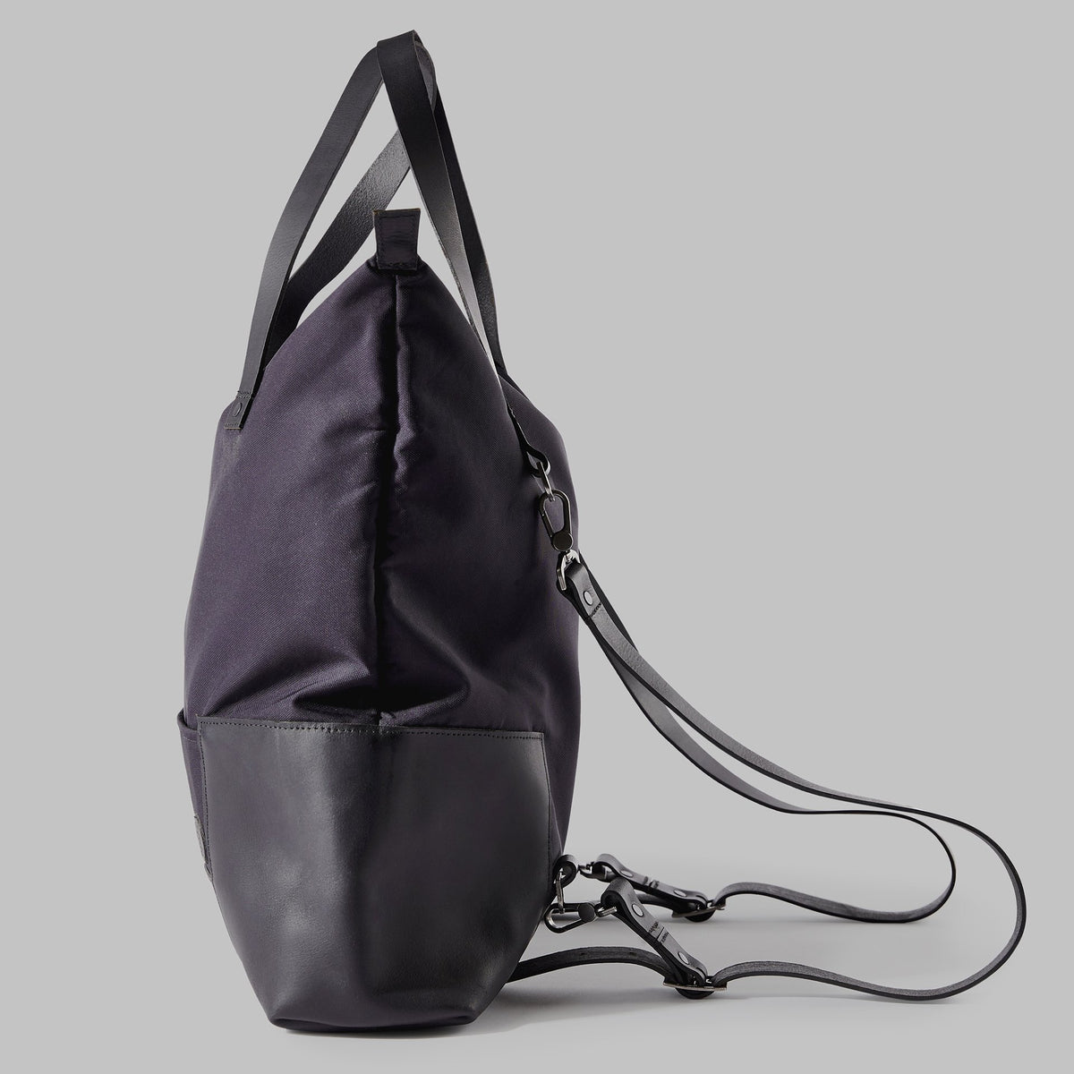 Drayton Navy Nylon Rucksack Tote - John Partridge & Co