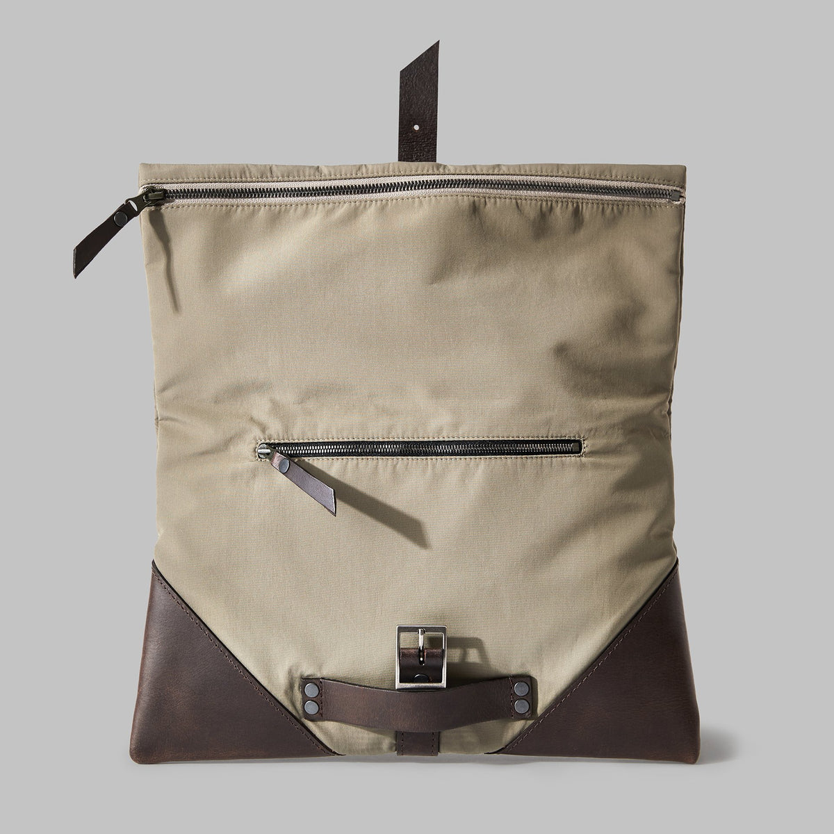 Anslow Beige Nylon Clutch - John Partridge & Co