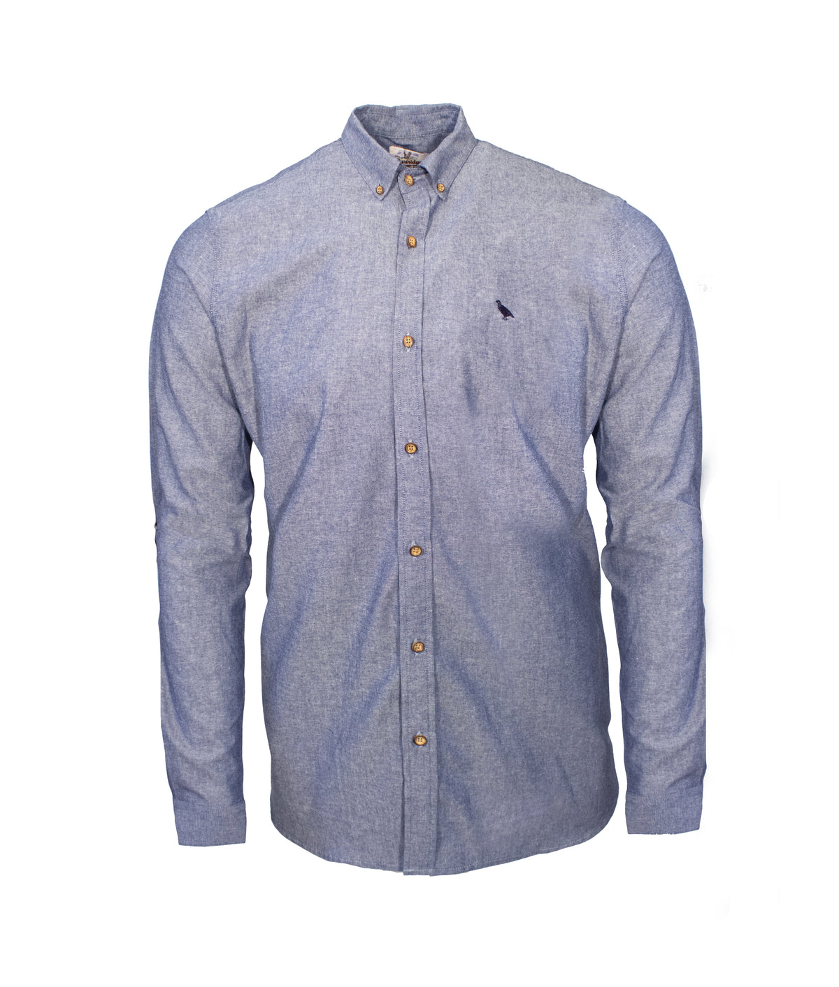 Ridware Chambray Shirt - Light Blue - John Partridge & Co