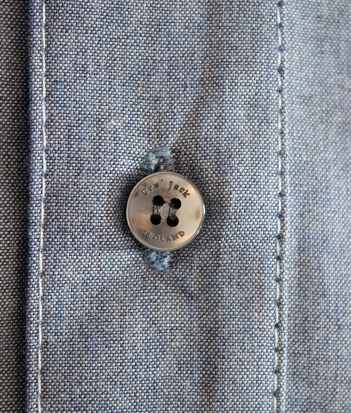 Bridge Shirt - Light Blue Chambray | By Cro'Jack - John Partridge & Co