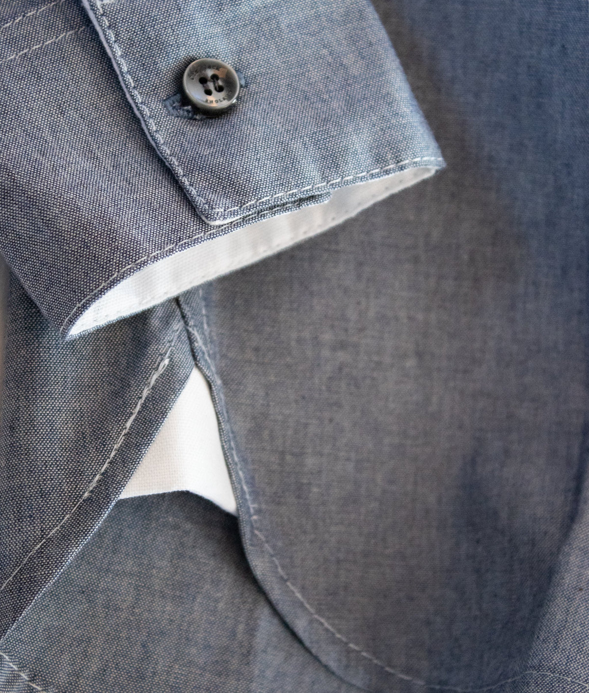 Bridge Shirt - Light Blue Chambray | By Cro'Jack - John Partridge & Co