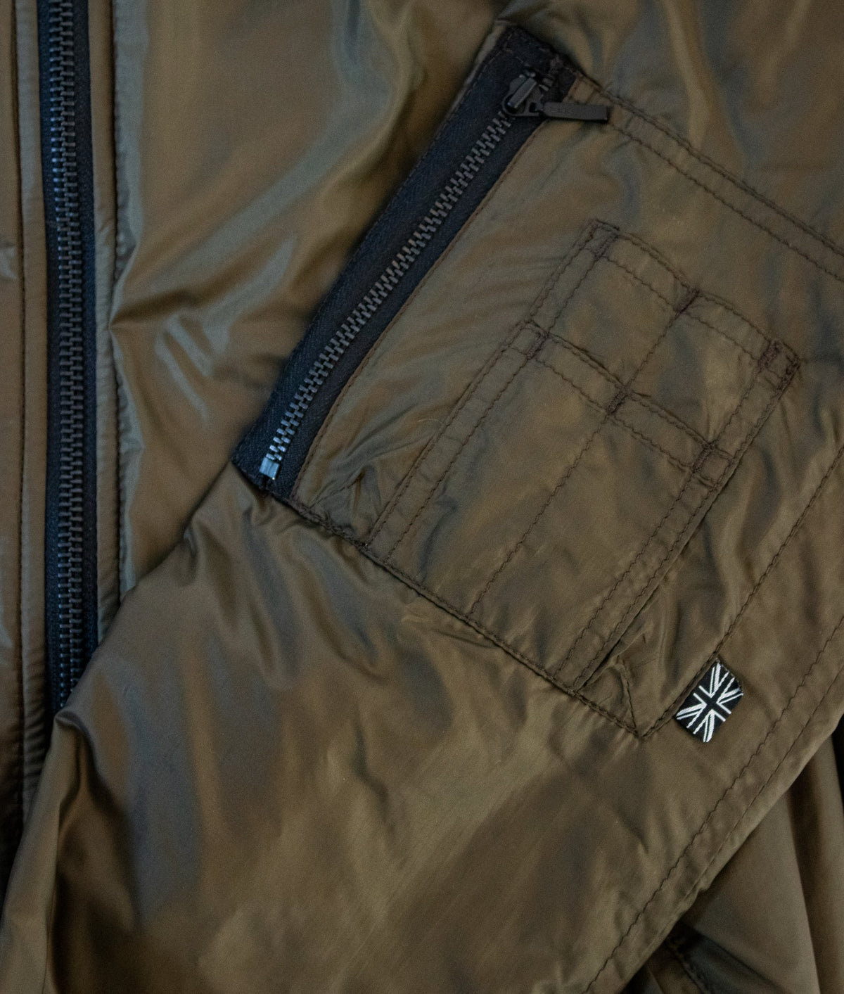 Fin Flight Bomber - Olive | By Cro'Jack - John Partridge & Co