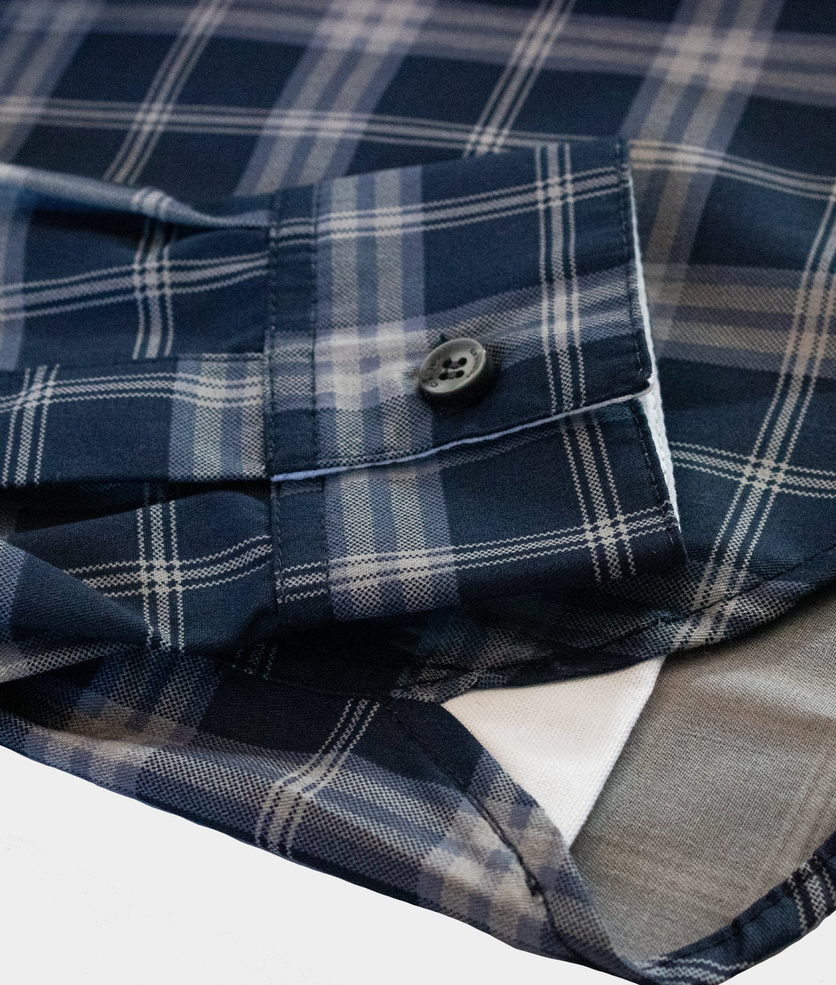 Bridge Shirt - Navy Check | By Cro'Jack - John Partridge & Co
