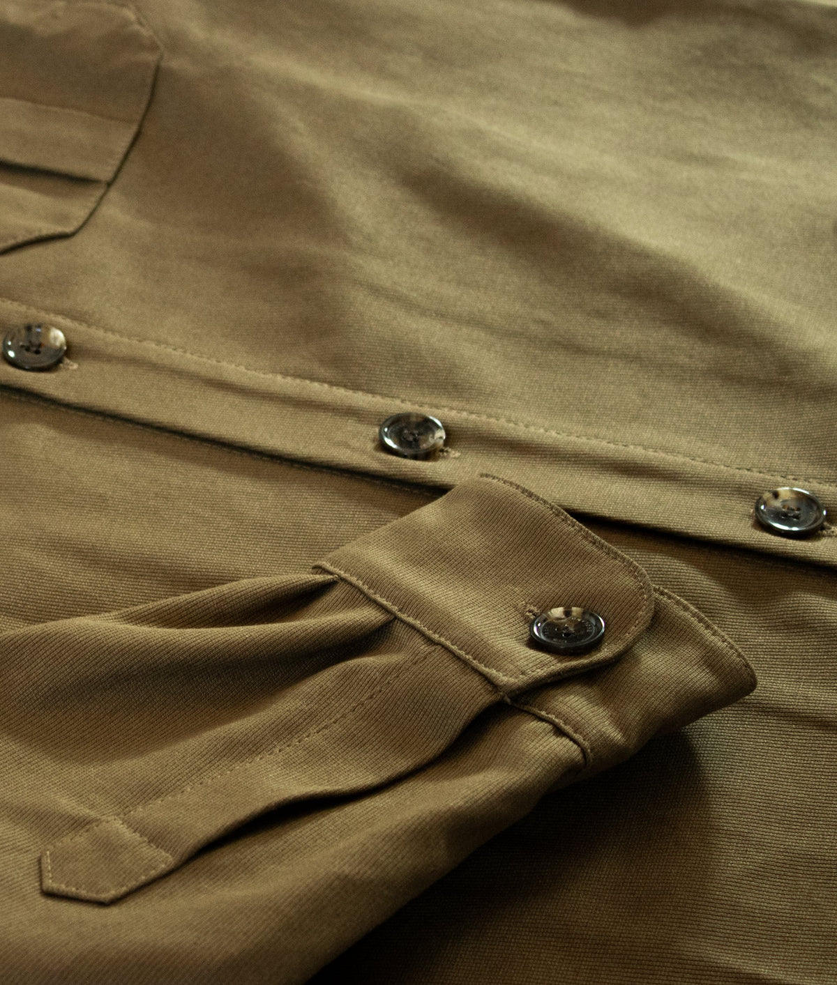Helm Shacket - Olive | By Cro'Jack - John Partridge & Co