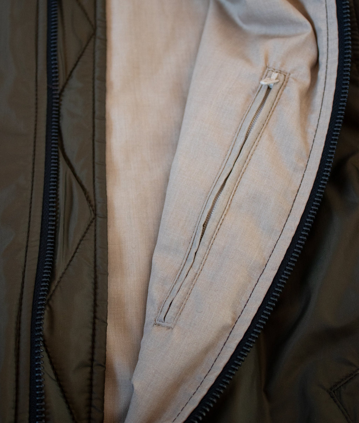 Fin Flight Bomber - Olive | By Cro'Jack - John Partridge & Co