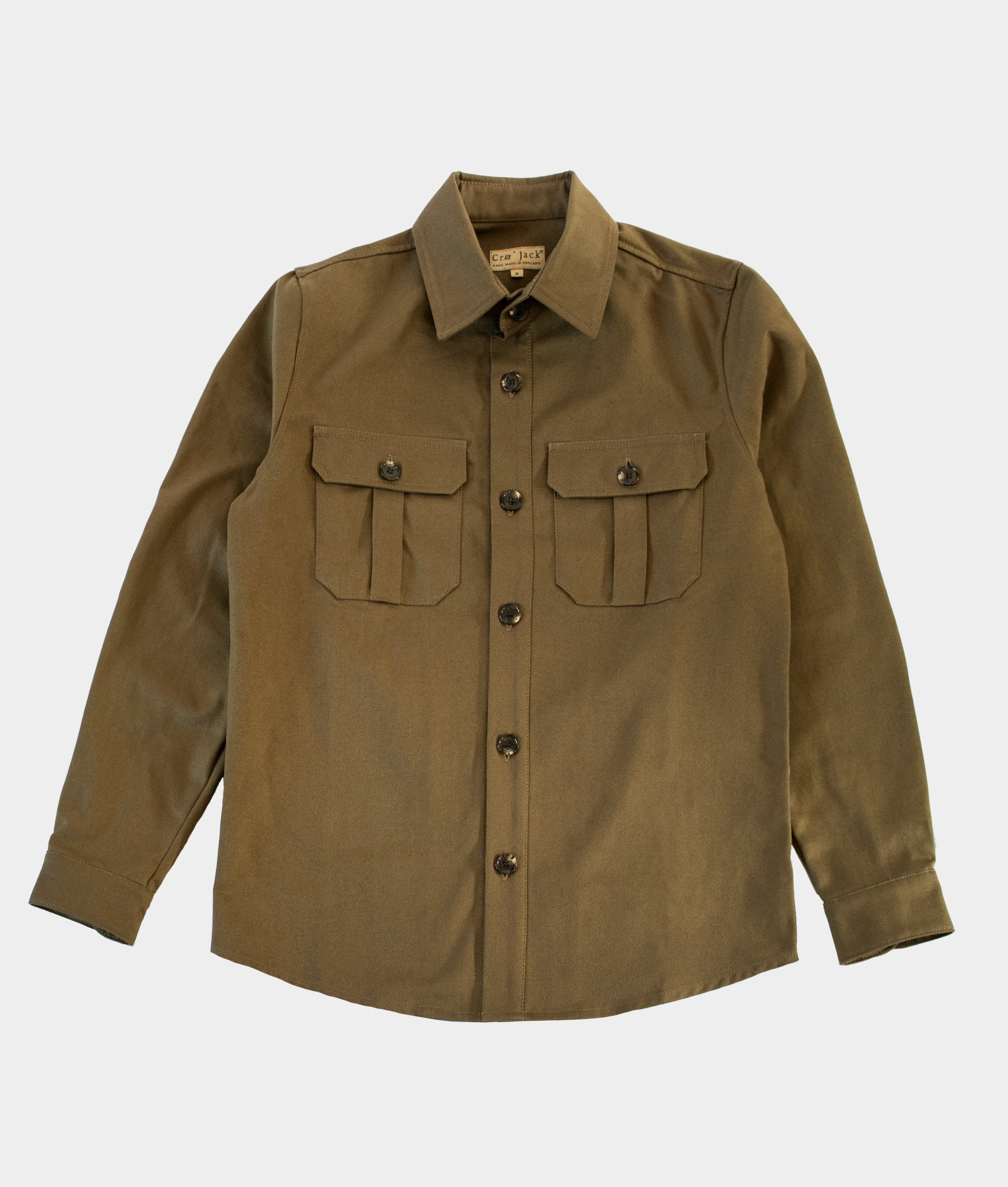 Olive Whiskey Weather Shacket