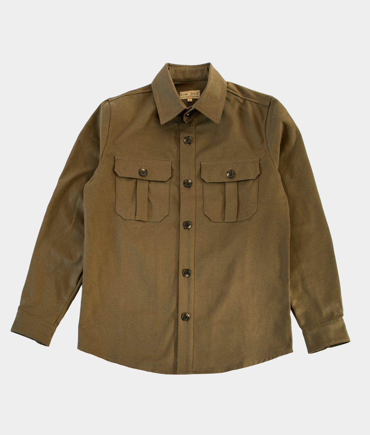 Helm Shacket - Olive | By Cro'Jack - John Partridge & Co