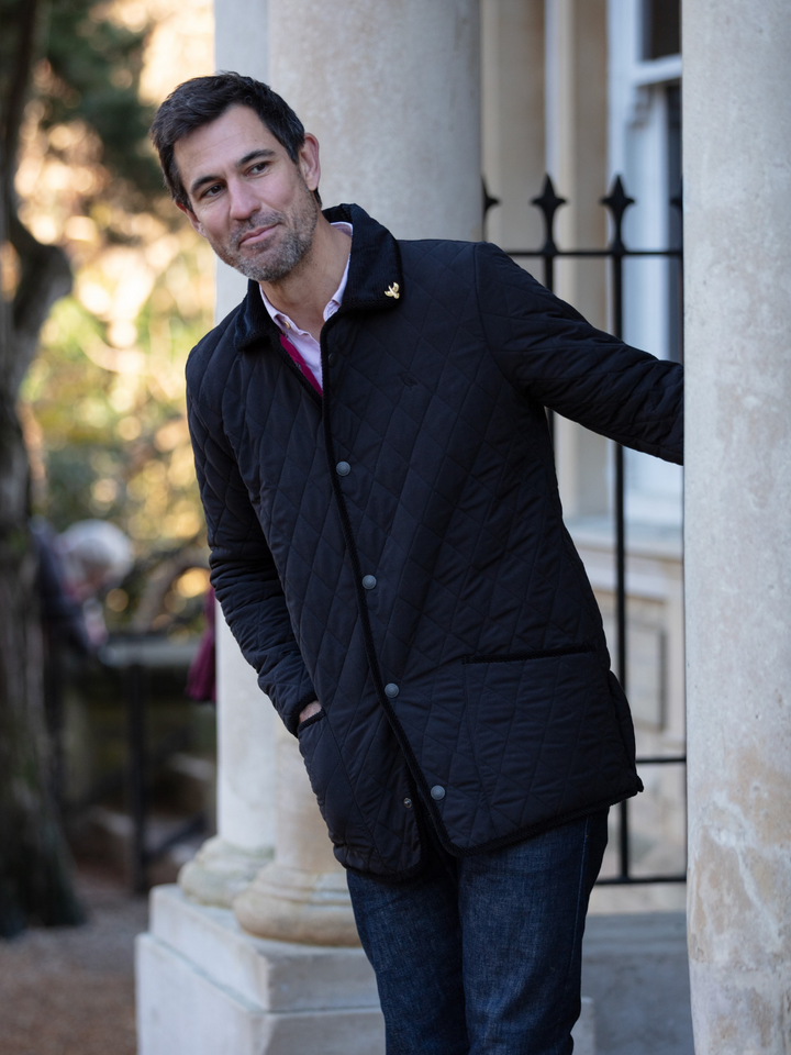 JOHN PARTRIDGEQUILTED JACKET ブラック2 JOHN PARTRIDGEQUILTED JACKET ブラック2
