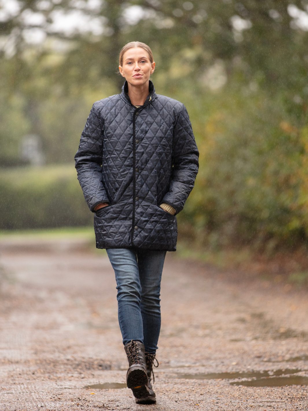 Unisex Paddock Quilt - Oxford Navy