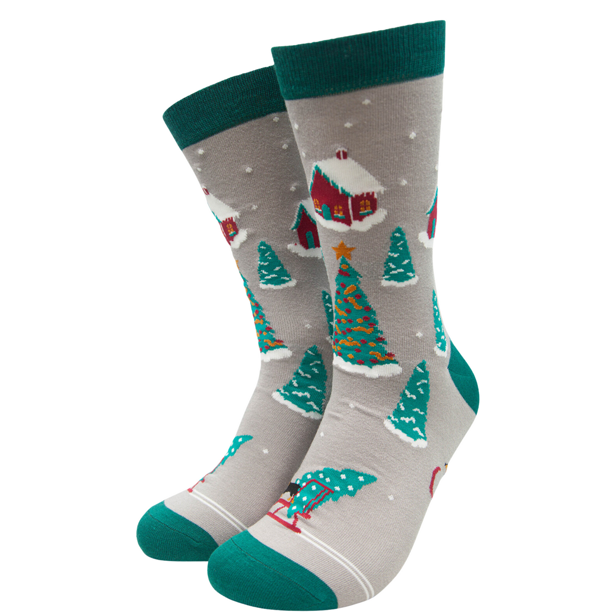 Sock Gift Box - Christmas Village