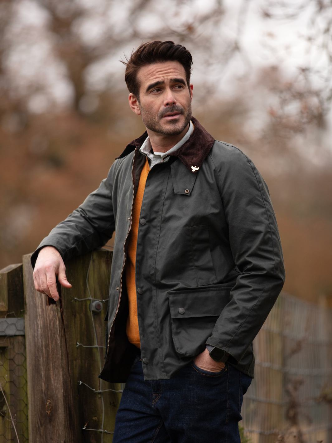 Landowner Wax Walking Jacket - Sage