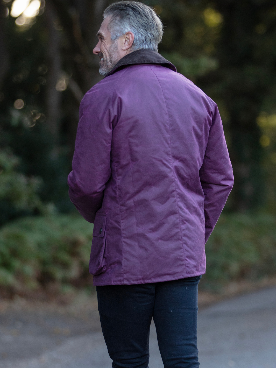 Landowner Bold Wax Walking Jacket - Purple