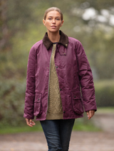 Landowner Bold Wax Walking Jacket - Purple