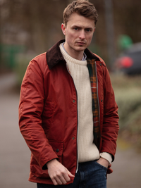 Landowner Bold Wax Walking Jacket - Terracotta