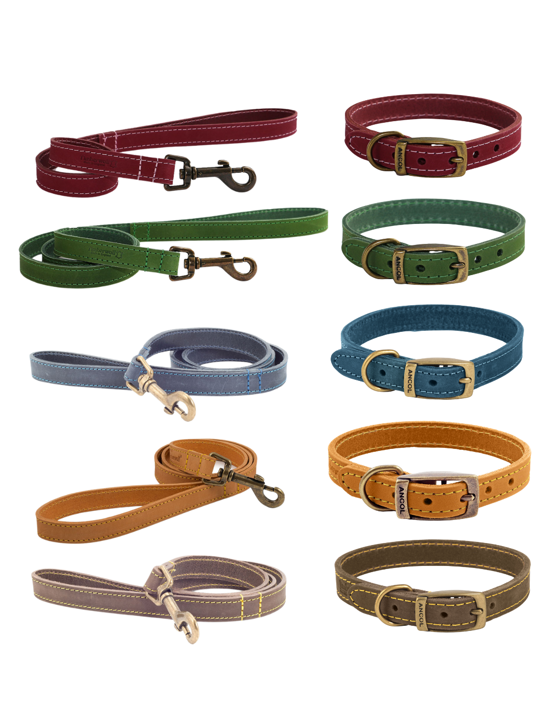Timberwolf Leather Lead  | By Ancol