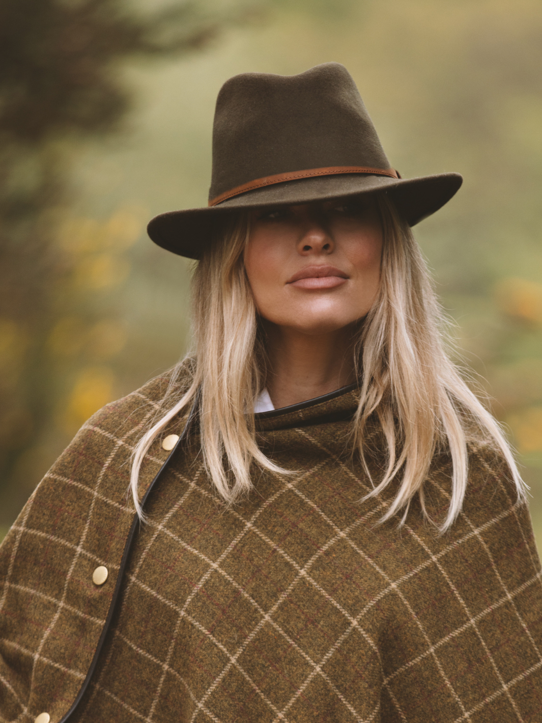 Fedora Wool Hat - Khaki