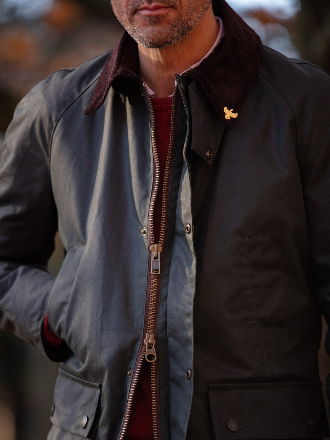 Landowner Wax Walking Jacket - Sage