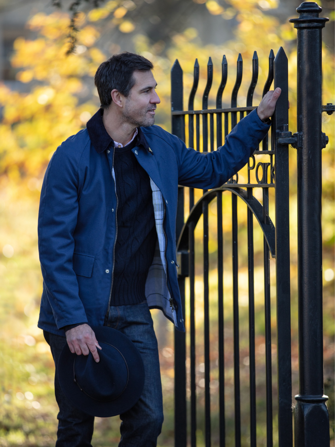 Casual navy jacket clearance