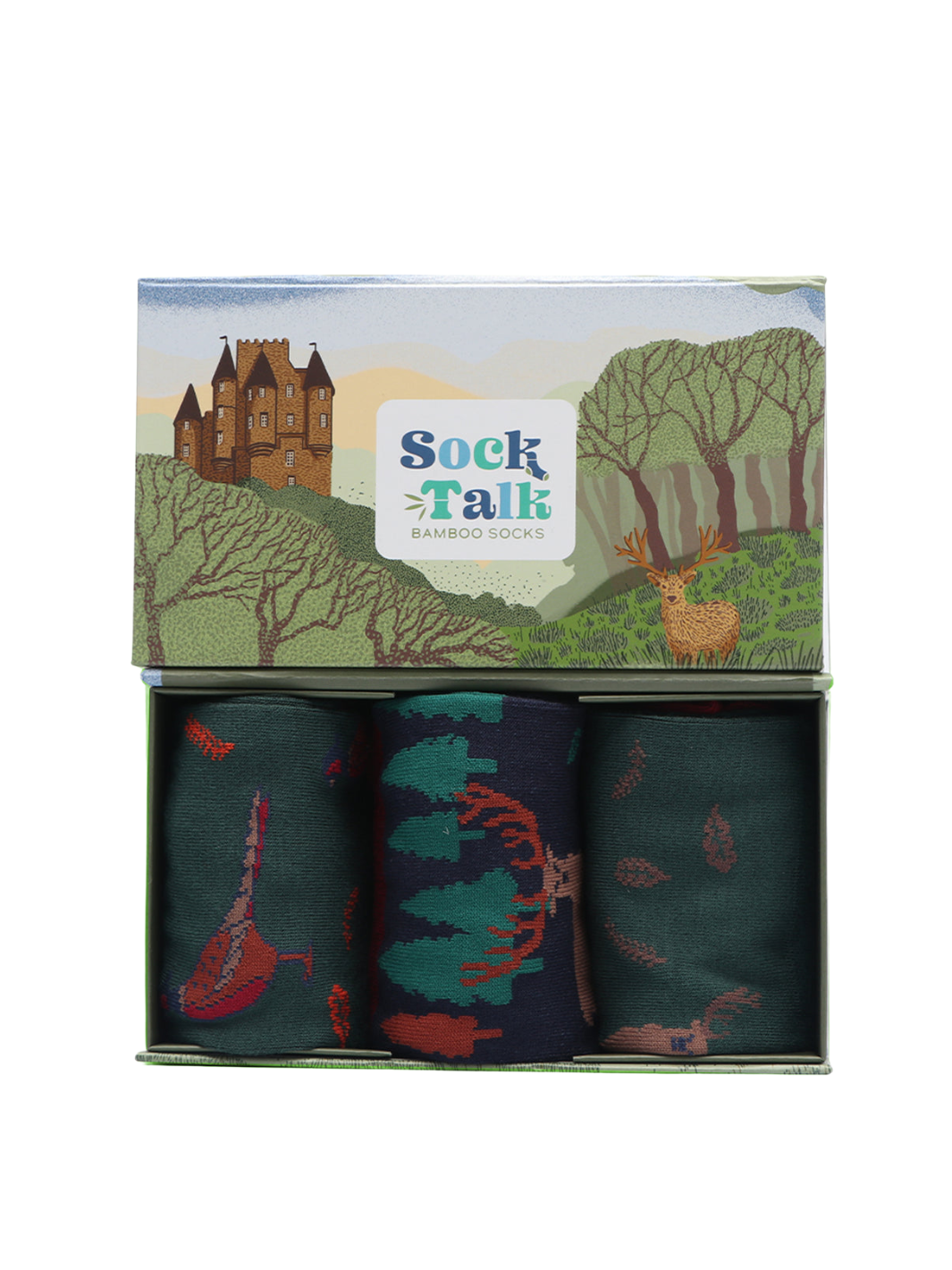 Sock Gift Box - Woodland Animal