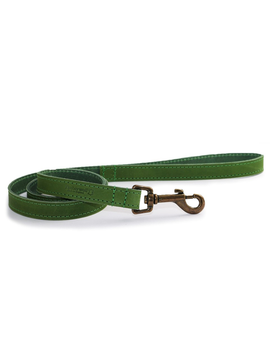Timberwolf Leather Lead - Green | By Ancol