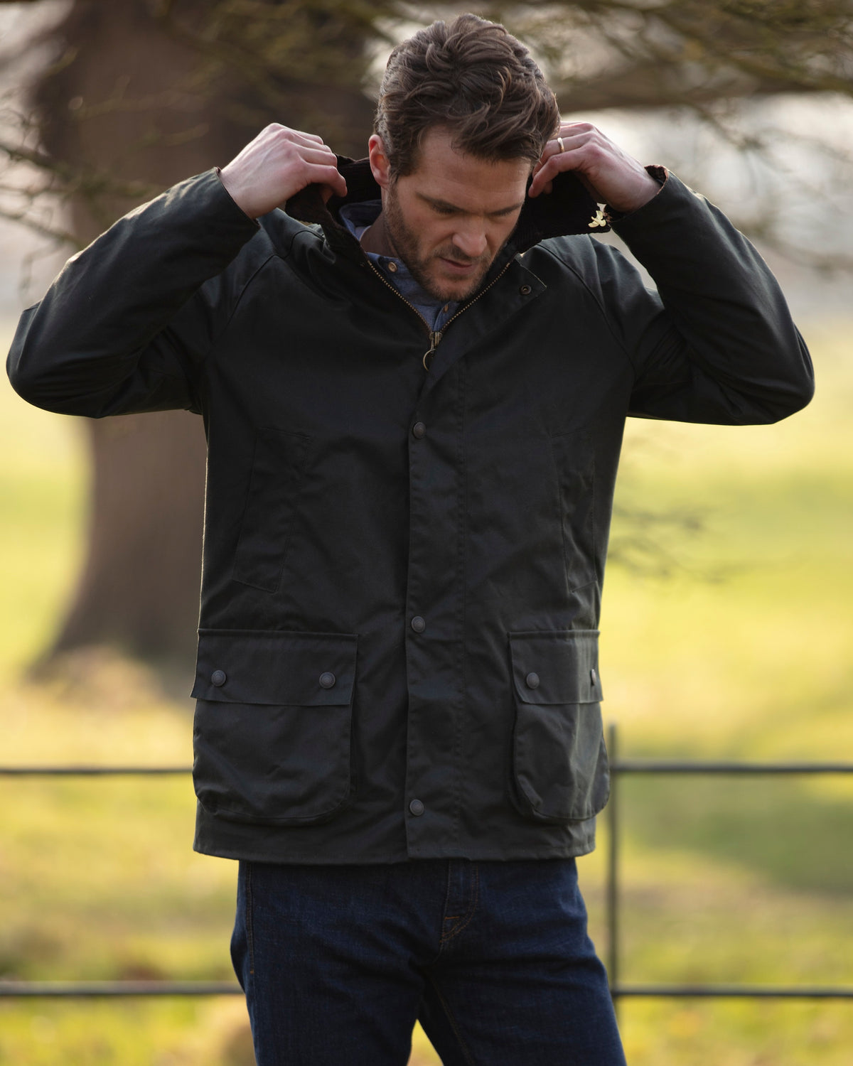 Landowner Wax Walking Jacket - Sage