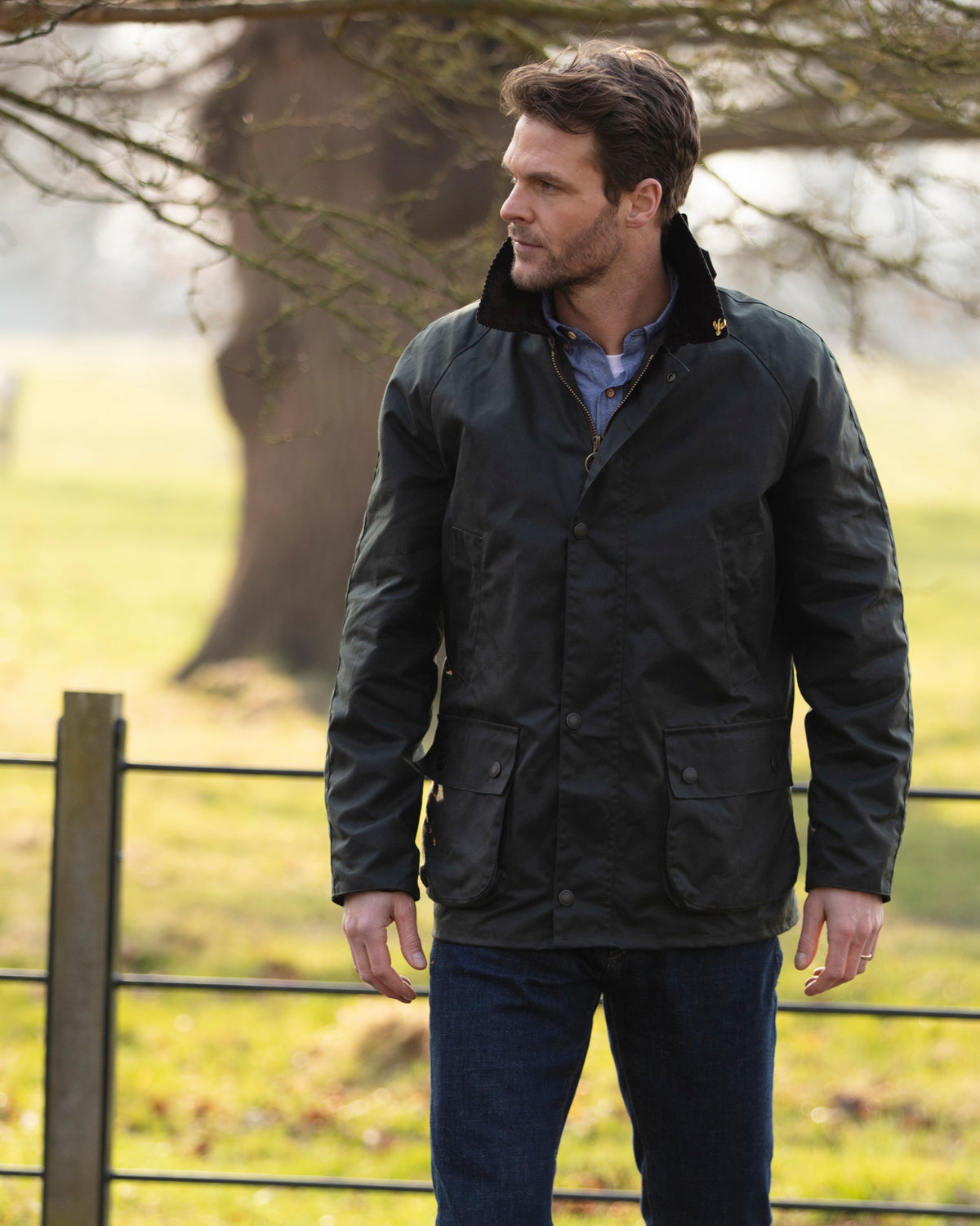 Landowner Wax Walking Jacket - Sage