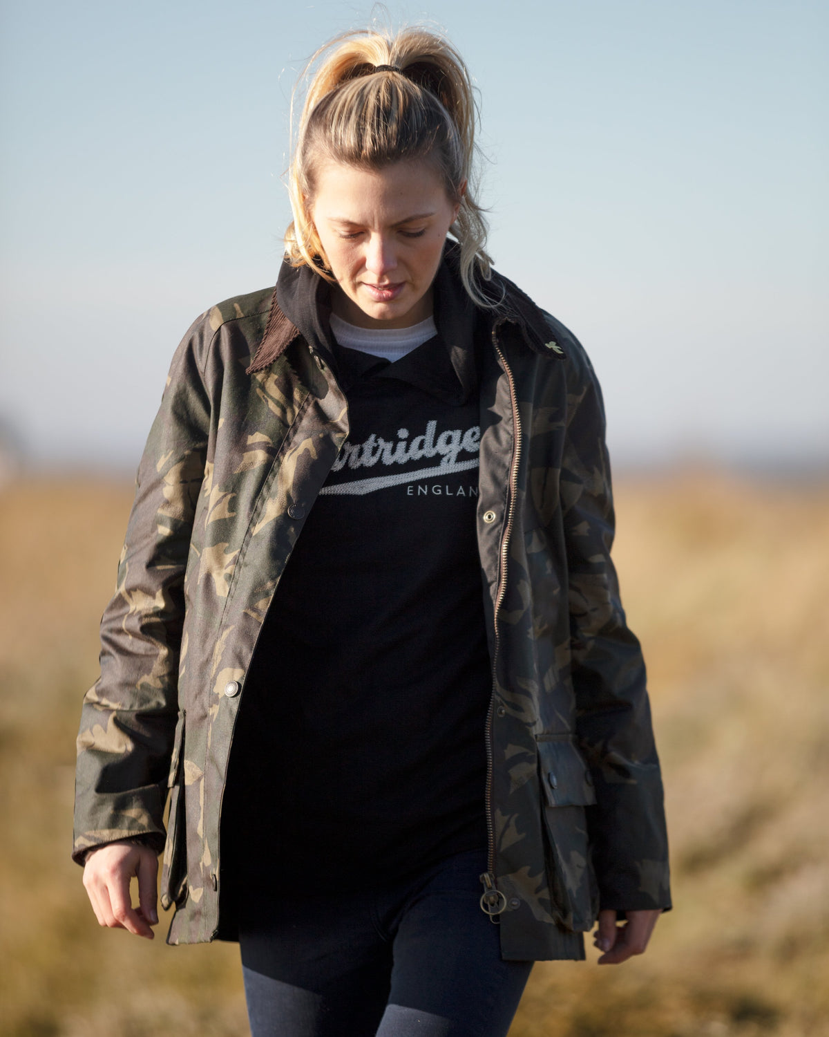 Hooded Sweatshirt - Black - John Partridge & Co