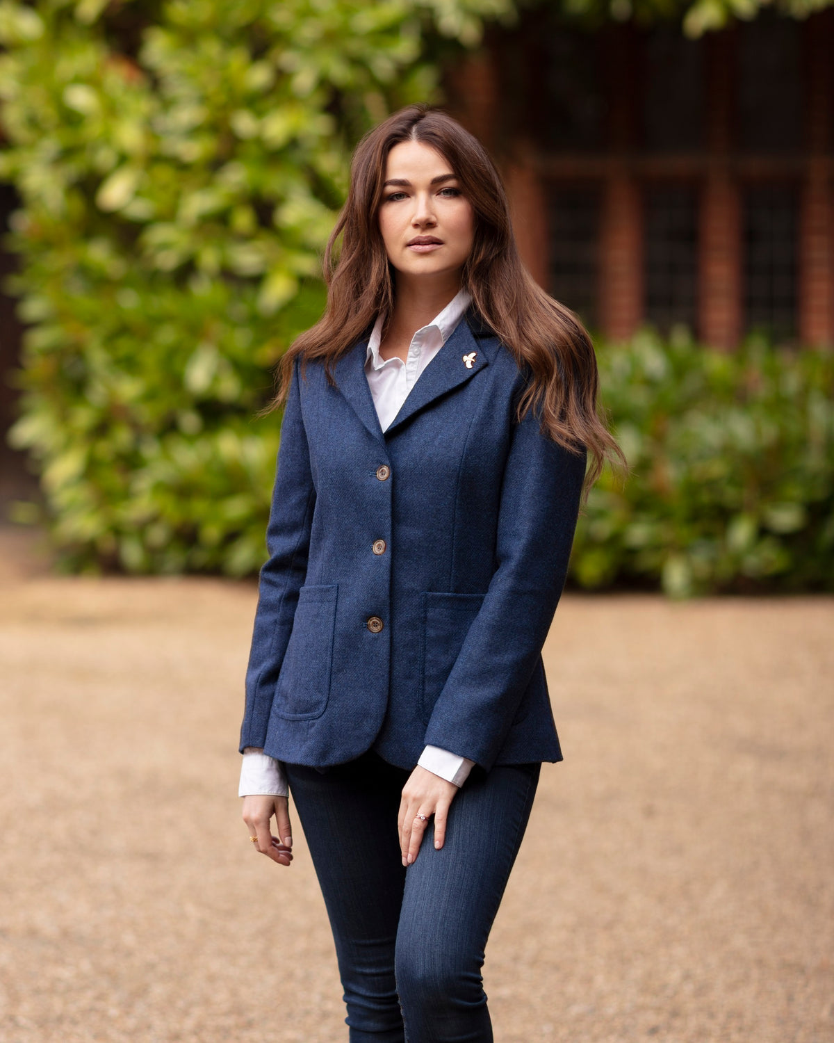 Womens Tailored Tweed Jacket - Country Style Jacket