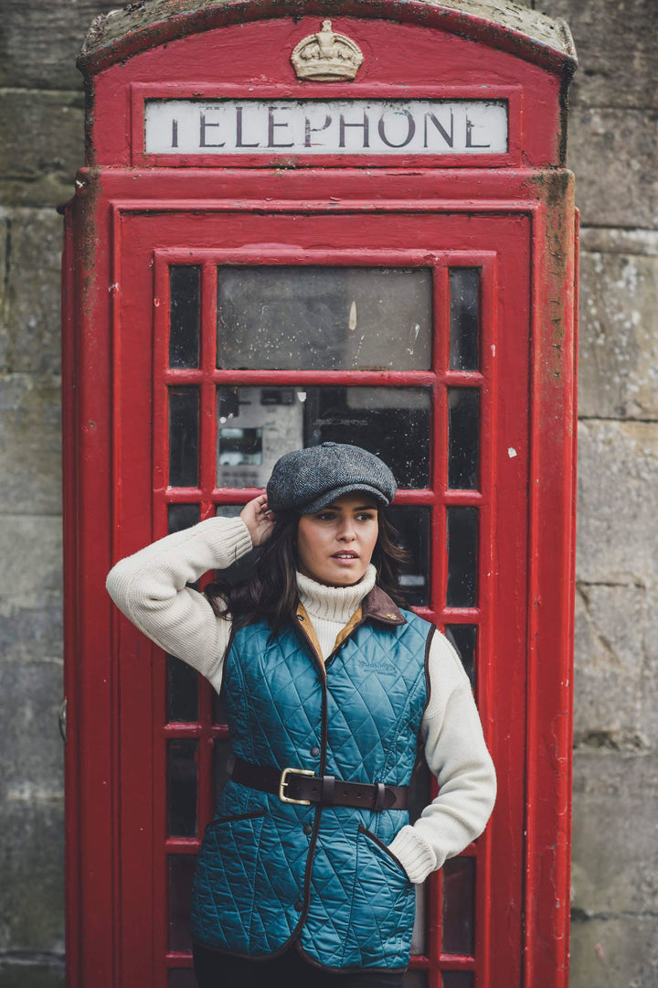 新品サイズ1 JOHN PARTRIDGE キルティングベスト Moorland Gilet Petrol/Sand | Ladies Quilted Jackets | John
