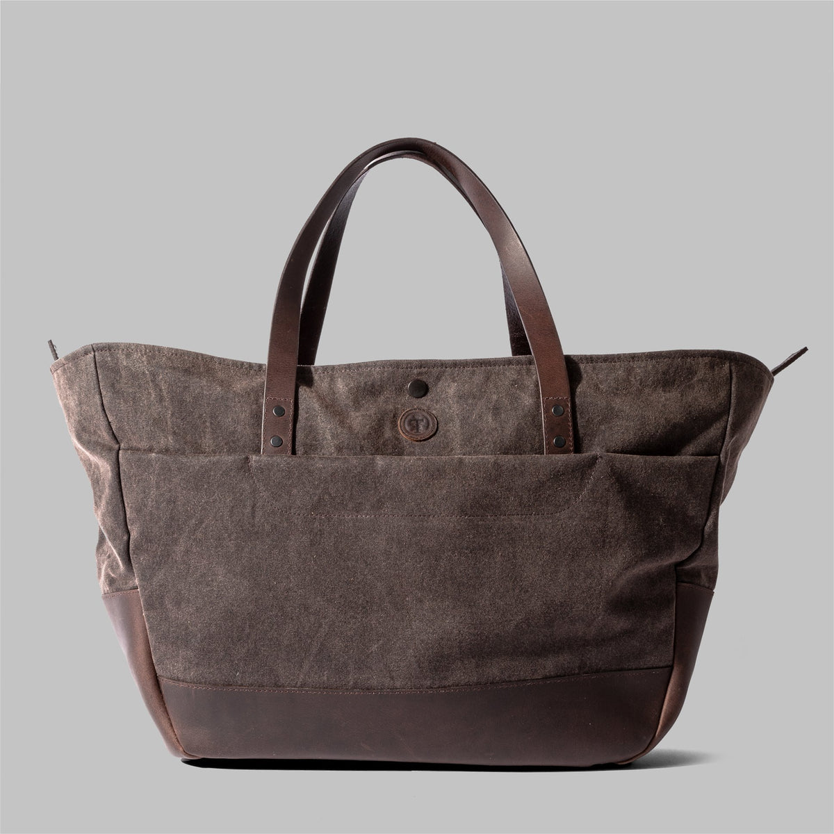 Appdale Large Waxed Cotton Brown Tote Bag - John Partridge & Co