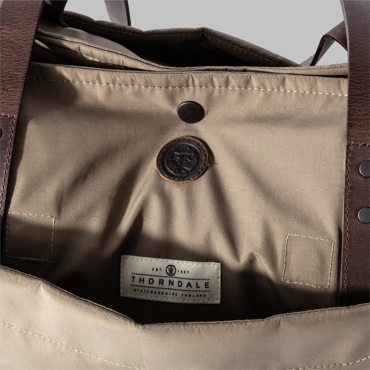 Appdale Large Beige Nylon Tote Bag - John Partridge & Co