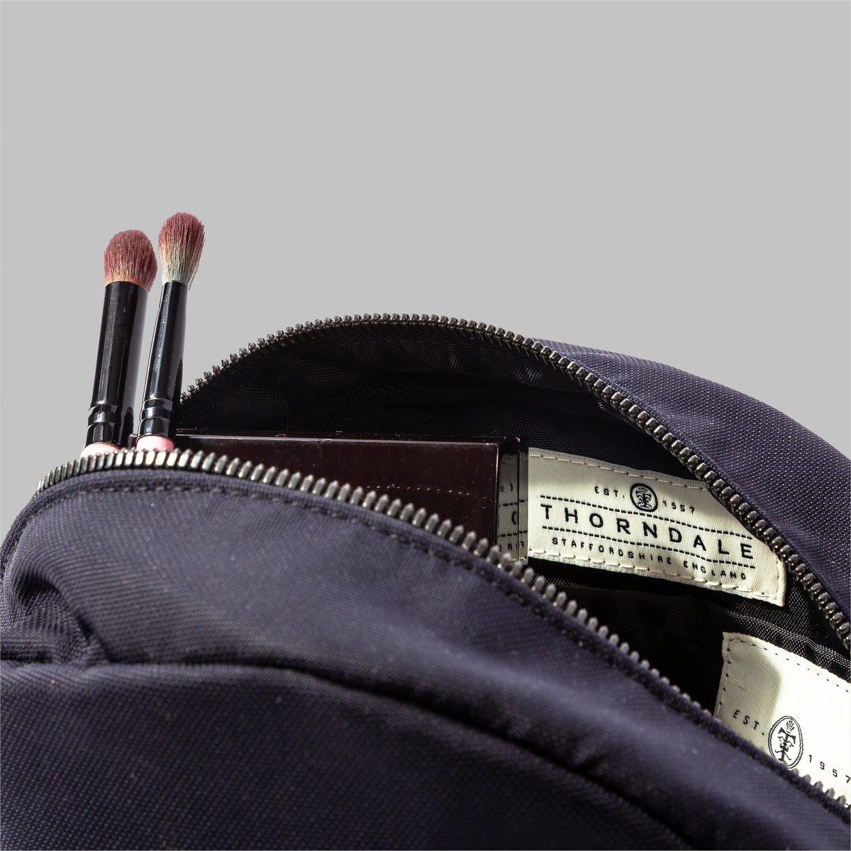 Asterley Beige Nylon Wash Bag - John Partridge & Co