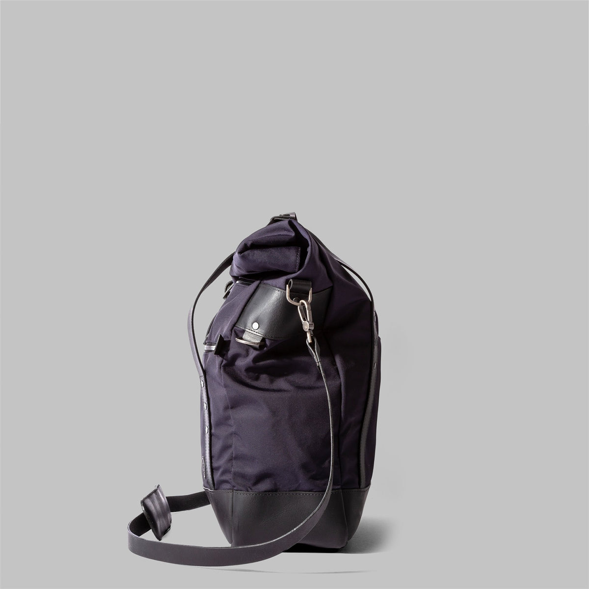 Croxden Navy Nylon Satchel - John Partridge & Co