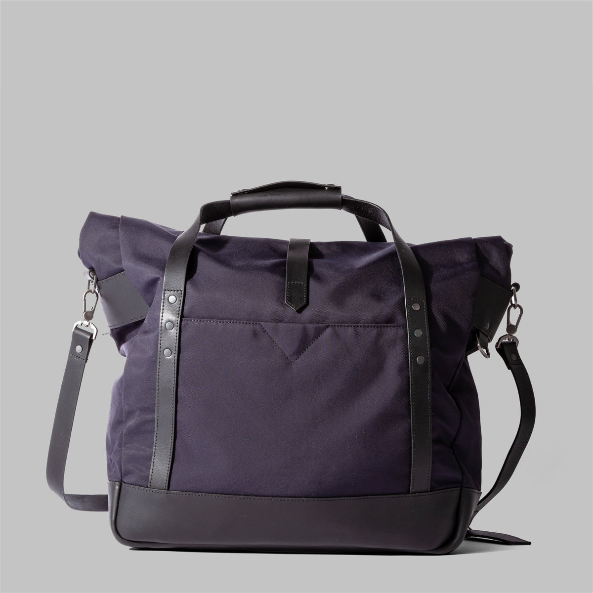 Croxden Navy Nylon Satchel - John Partridge & Co
