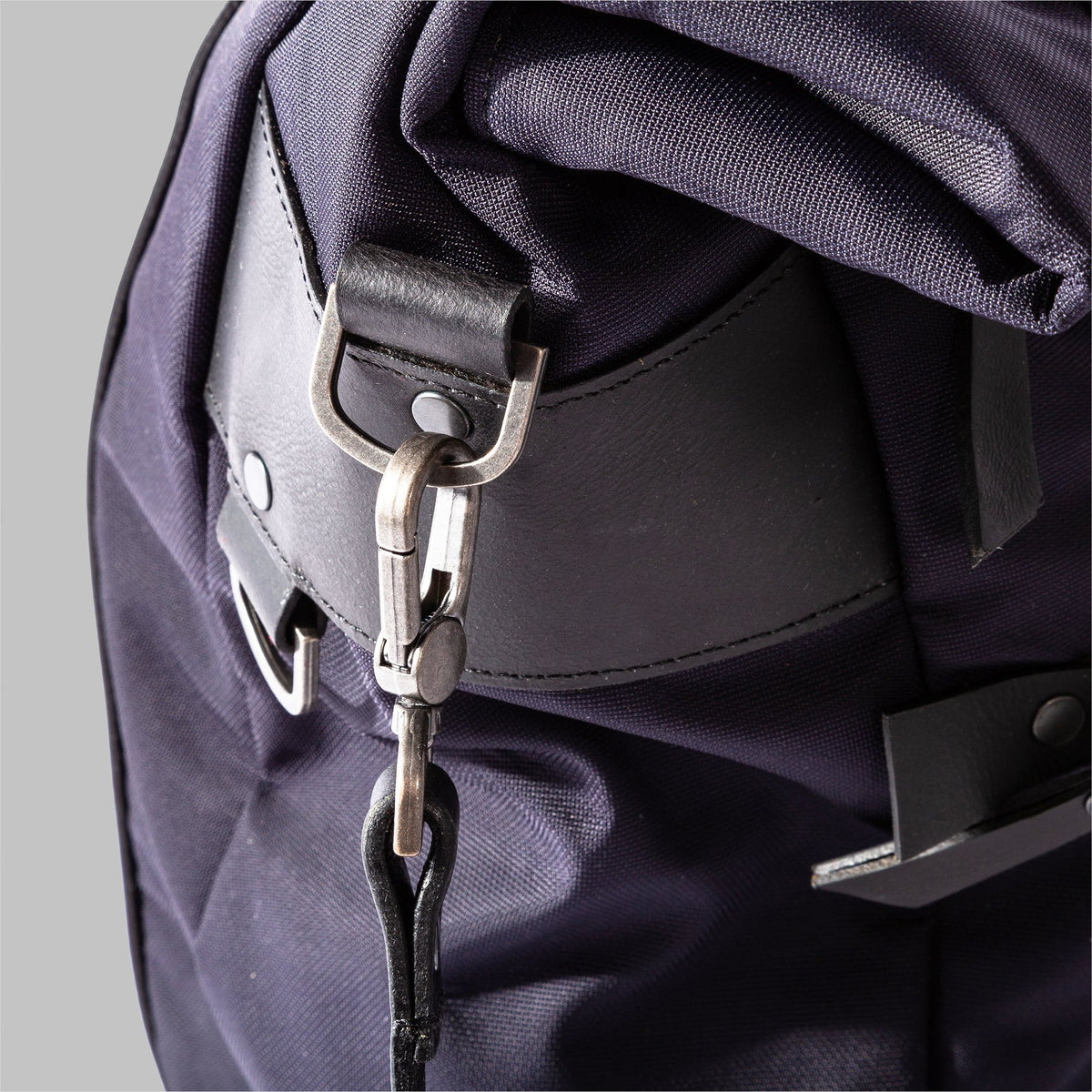 Croxden Navy Nylon Satchel - John Partridge & Co