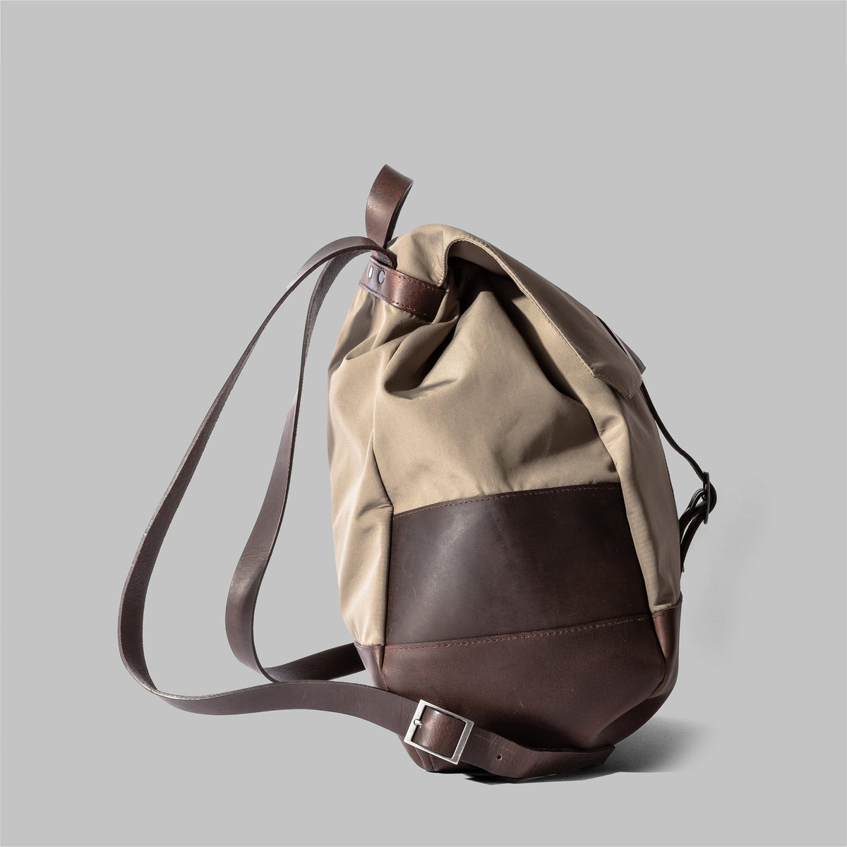 Weston Beige Nylon Rucksack - John Partridge & Co
