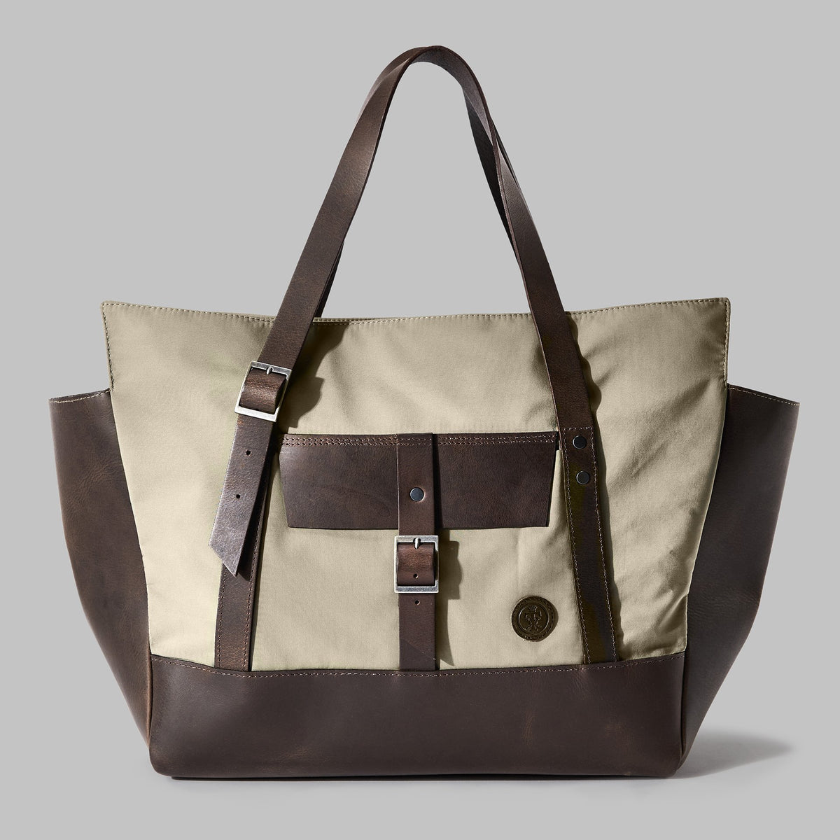 Longton Beige Nylon Large Tote - John Partridge & Co