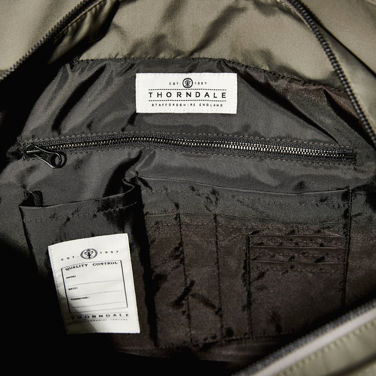 Longton Beige Nylon Large Tote - John Partridge & Co